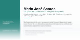 Ledger resume design preview