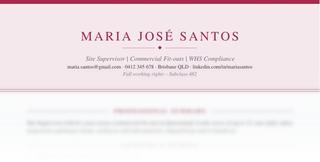 Monogram resume design preview